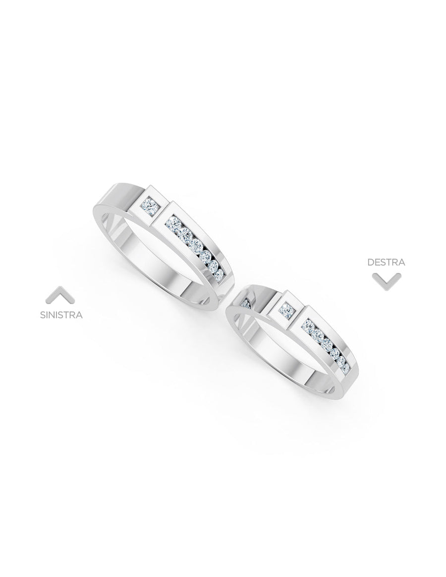 Argolla de matrimonio - unión perfecta - UNITI124