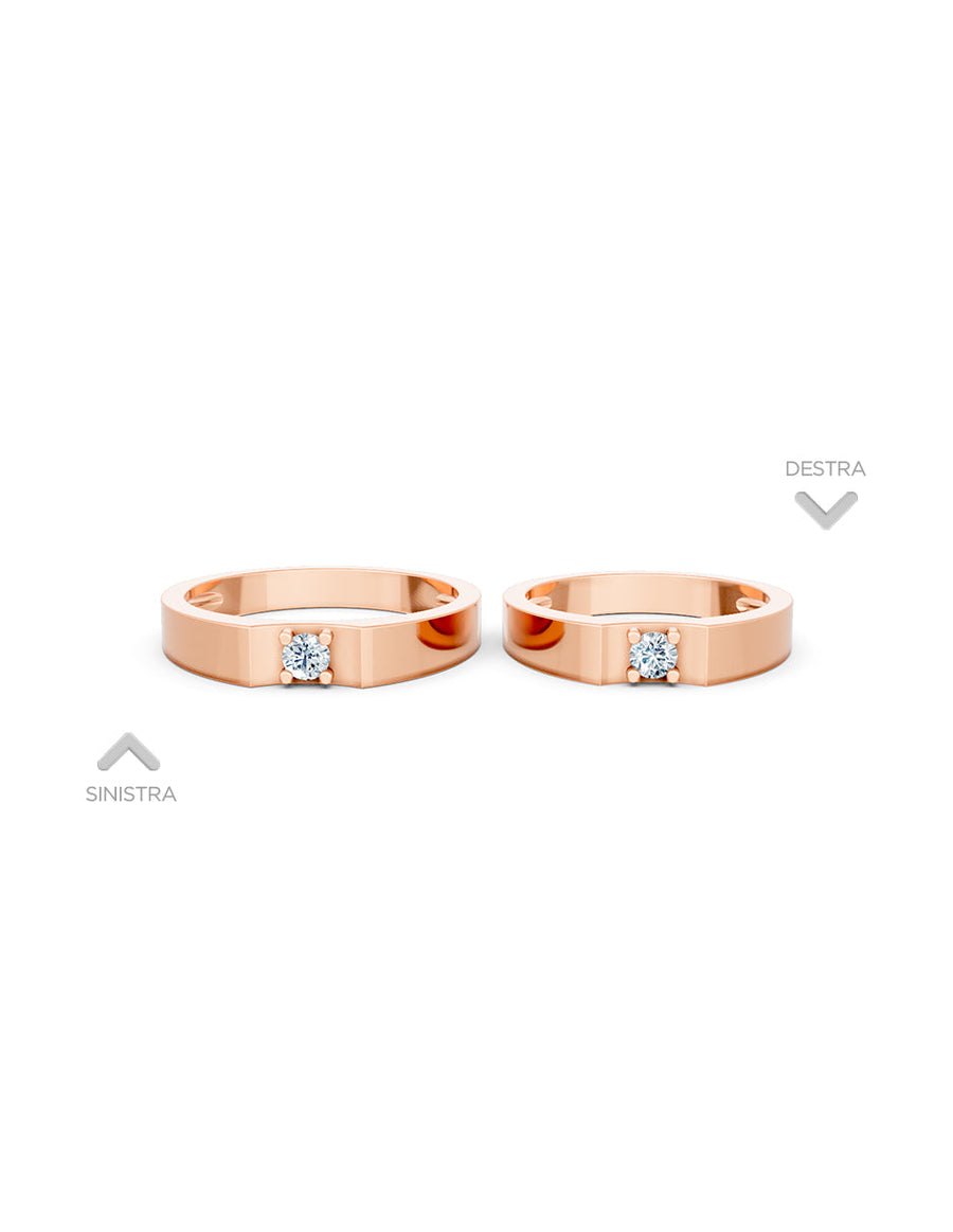 Argolla de matrimonio - unión perfecta - UNITI125