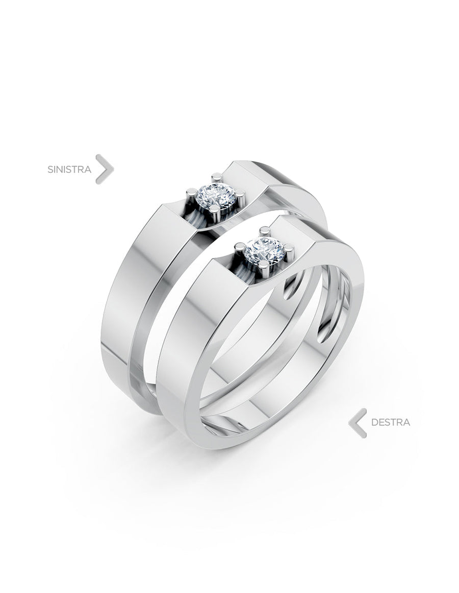 Argolla de matrimonio - unión perfecta - UNITI125