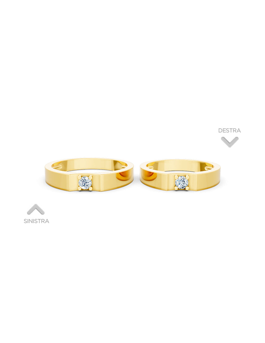 Argolla de matrimonio - unión perfecta - UNITI125