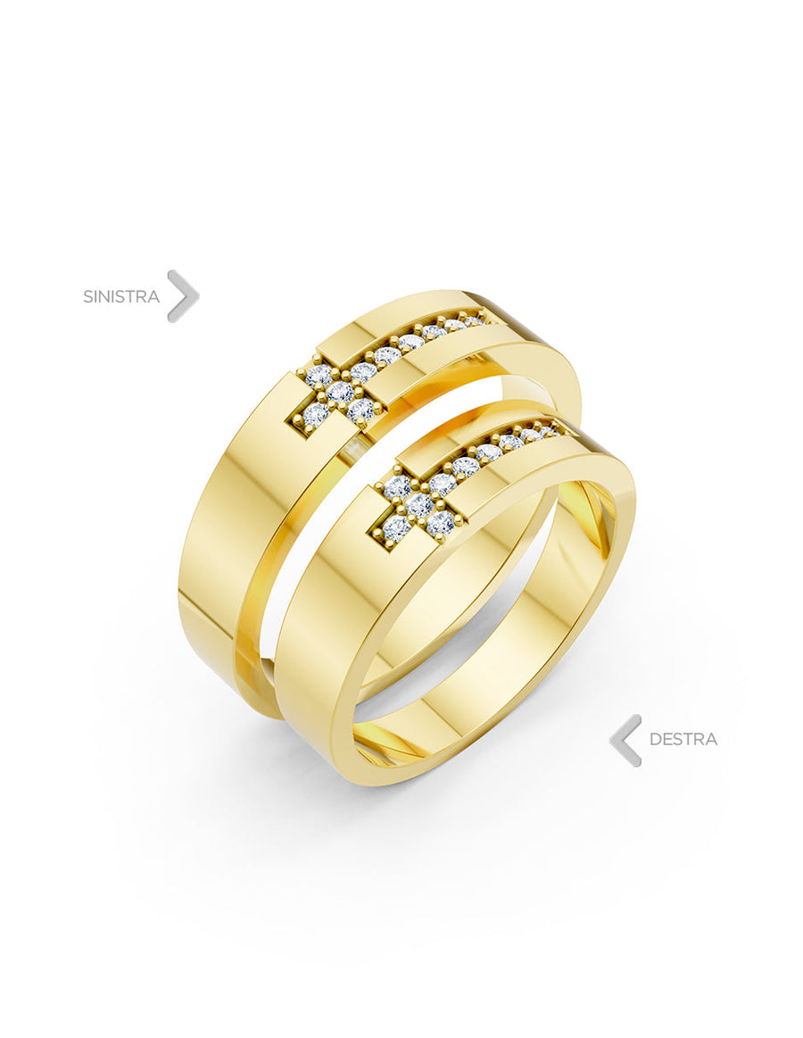 Argolla de matrimonio - unión perfecta - UNITI126