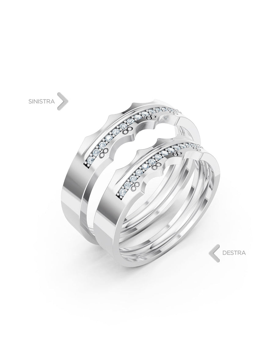 Argolla de matrimonio - unión perfecta - UNITI127