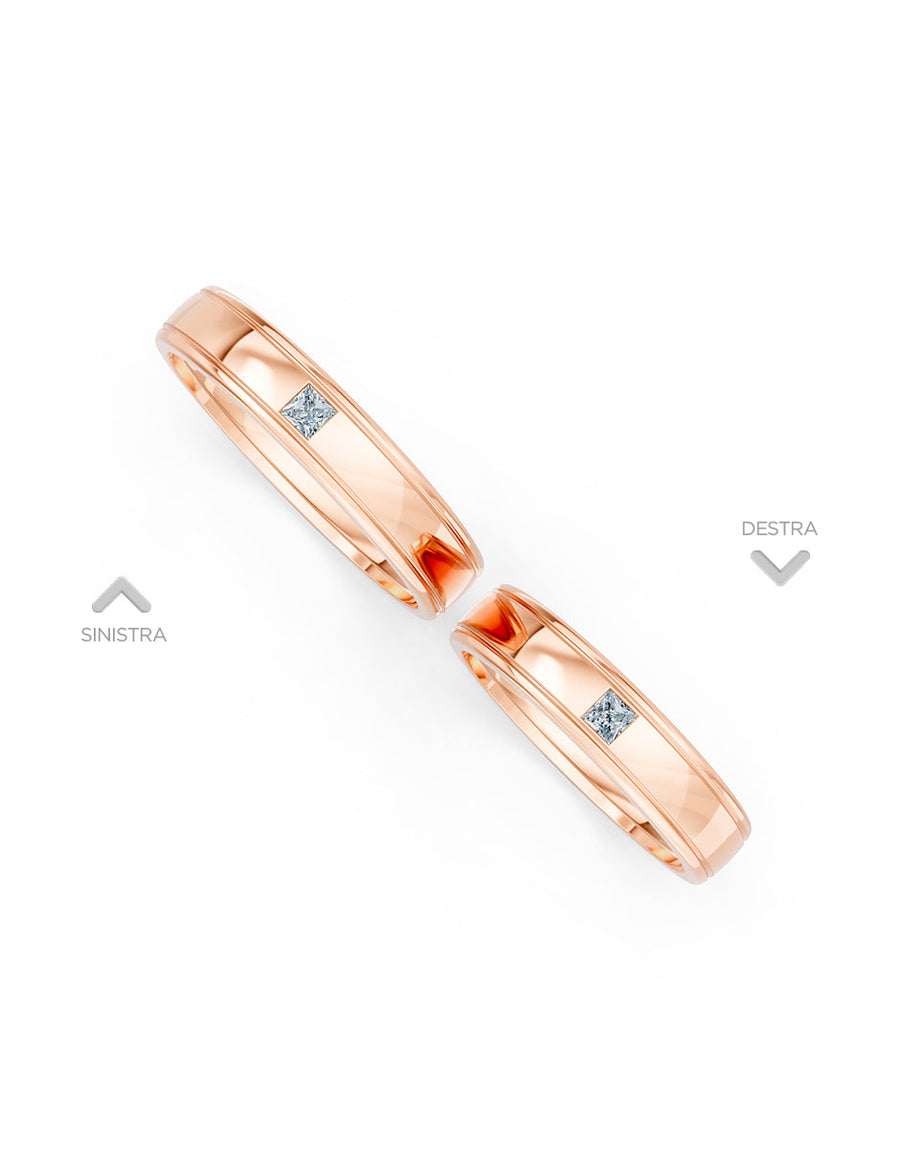 Argolla de matrimonio - unión perfecta - UNITI128