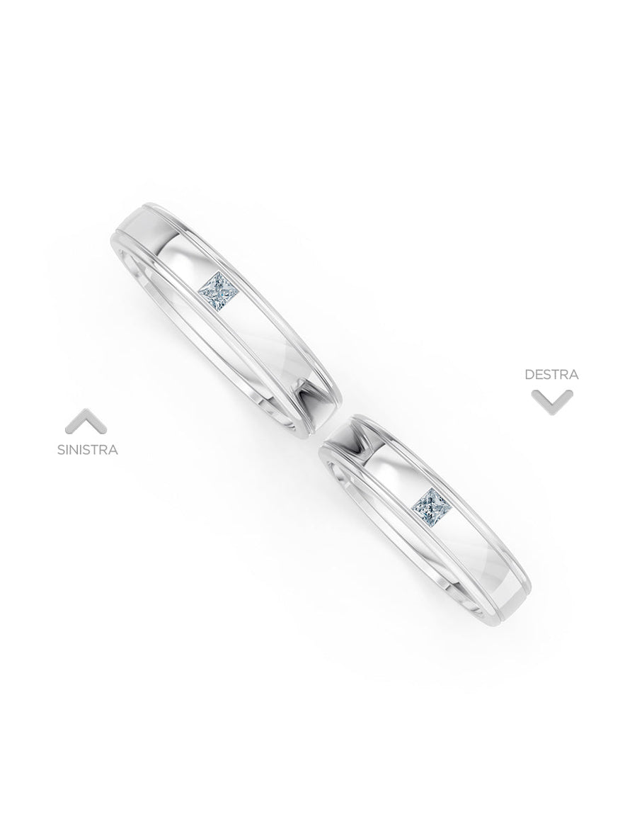 Argolla de matrimonio - unión perfecta - UNITI128
