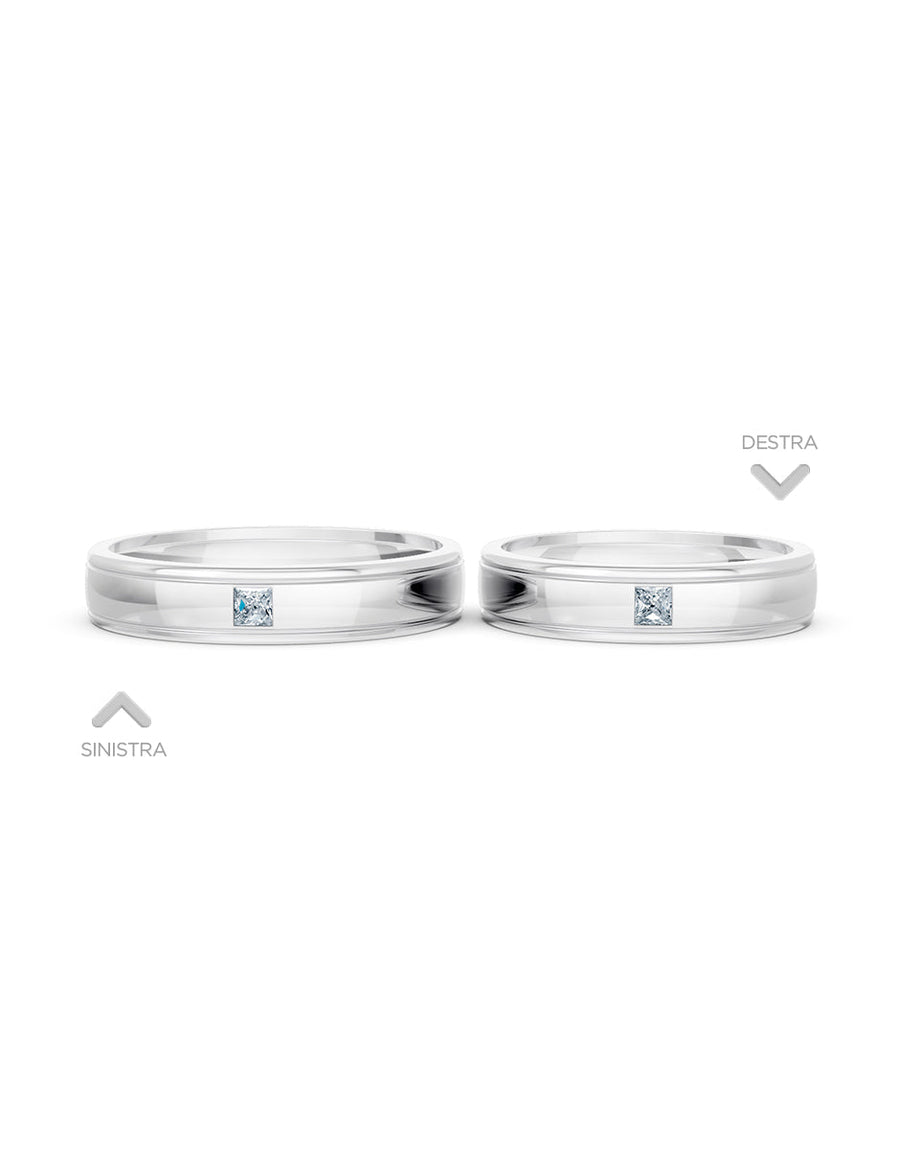 Argolla de matrimonio - unión perfecta - UNITI128