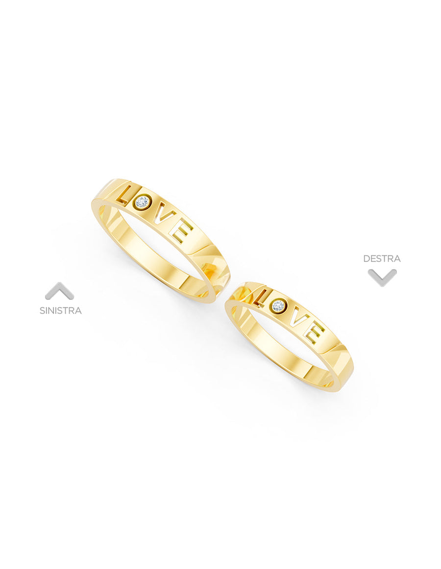 Argolla de matrimonio - unión perfecta - UNITI129