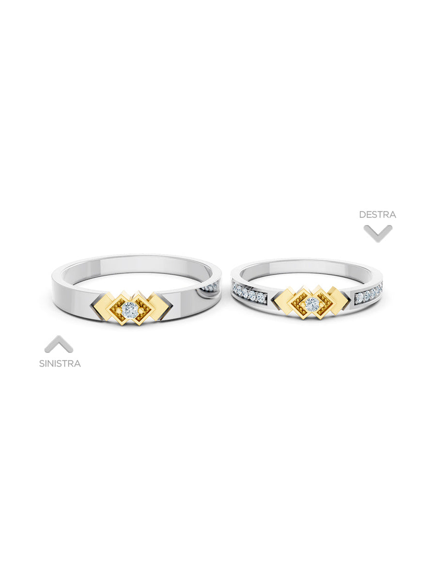 Argolla de matrimonio - unión perfecta - UNITI13