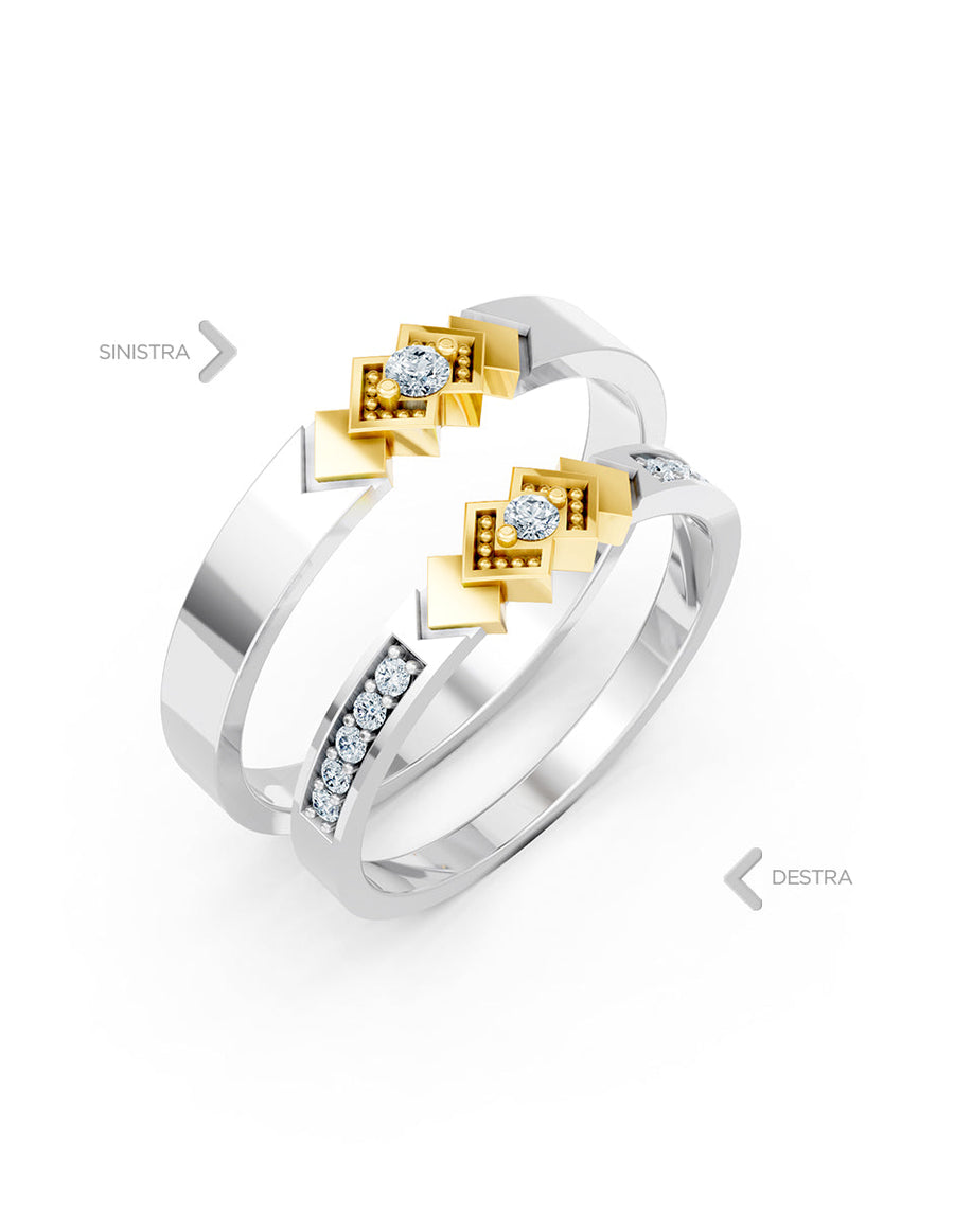 Argolla de matrimonio - unión perfecta - UNITI13