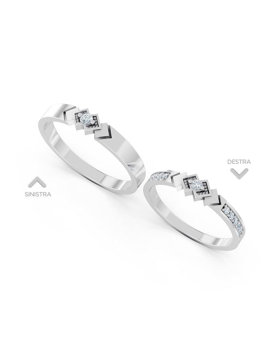 Argolla de matrimonio - unión perfecta - UNITI13
