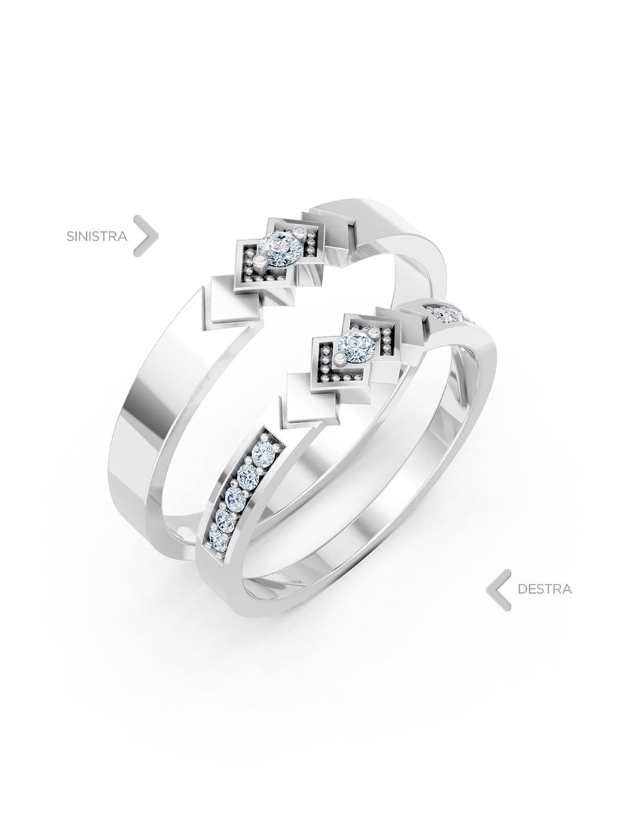 Argolla de matrimonio - unión perfecta - UNITI13