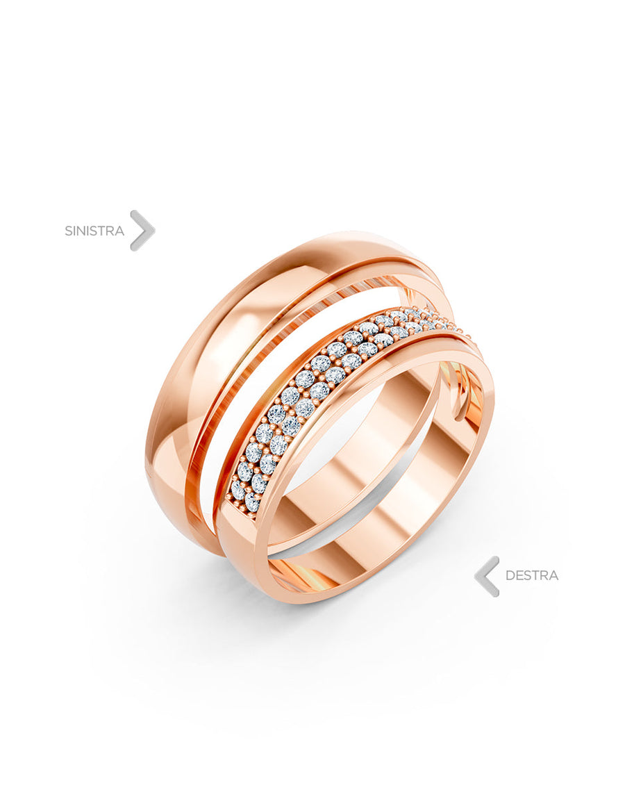 Argolla de matrimonio - unión perfecta - UNITI130