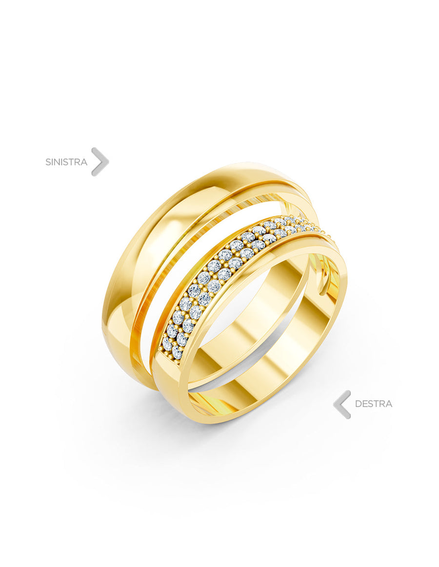 Argolla de matrimonio - unión perfecta - UNITI130