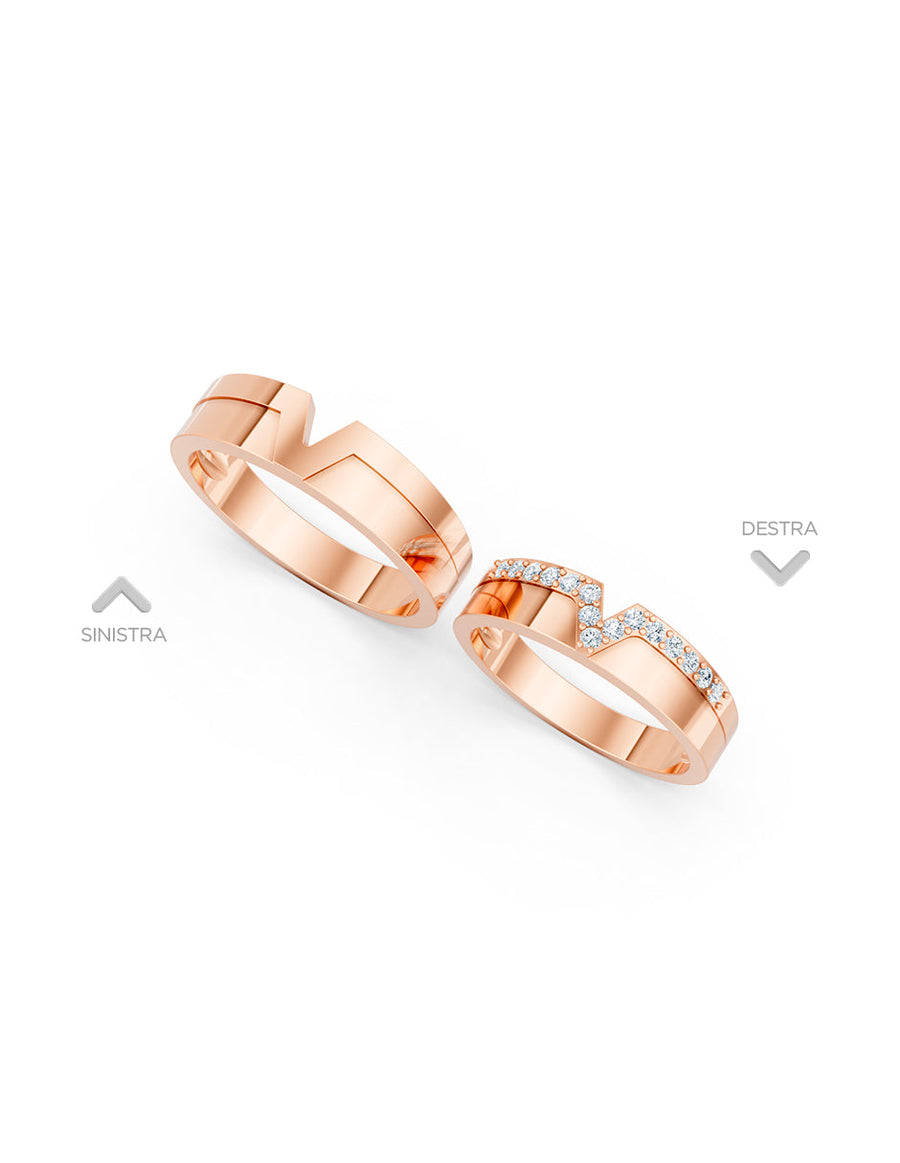 Argolla de matrimonio - unión perfecta - UNITI132