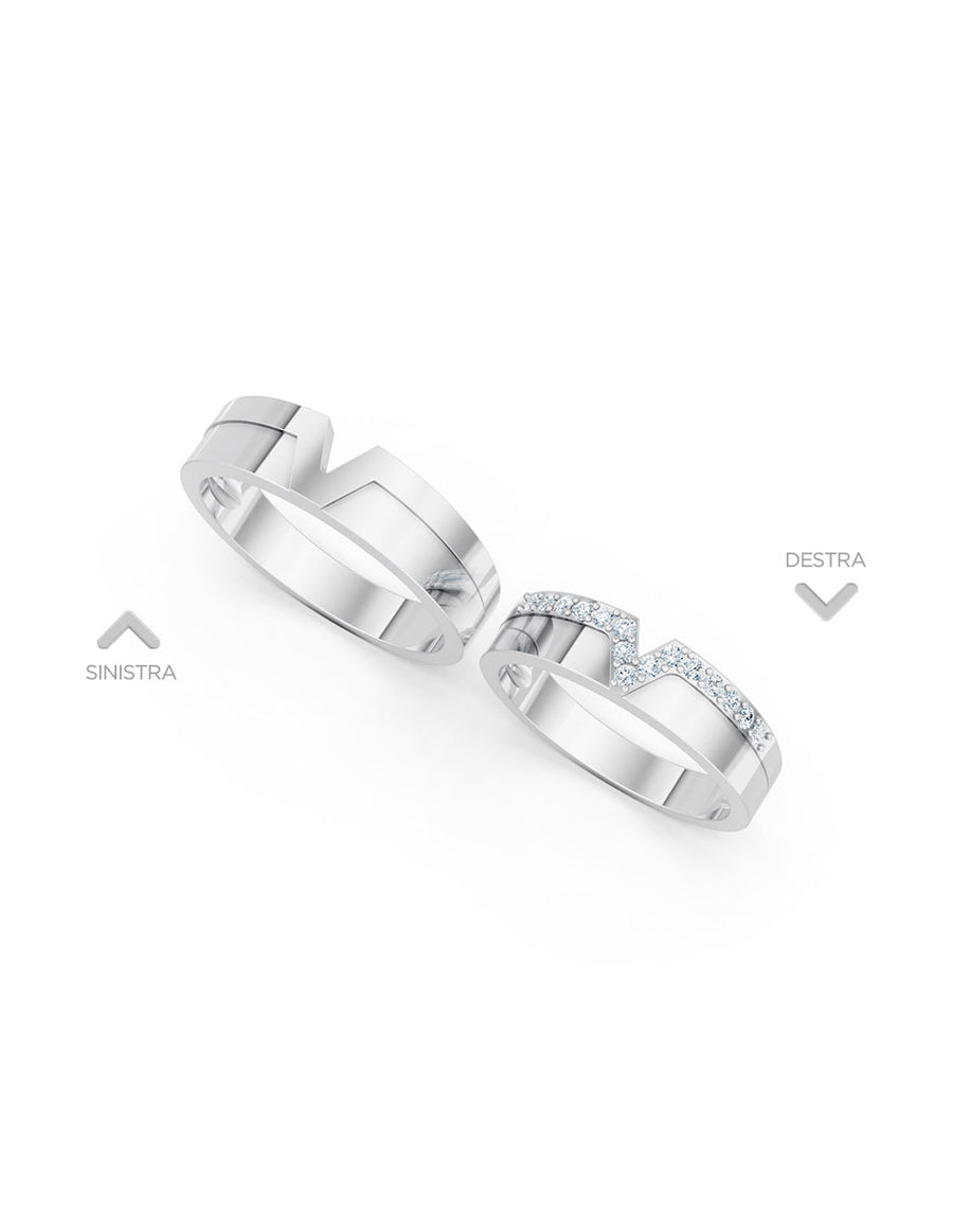 Argolla de matrimonio - unión perfecta - UNITI132