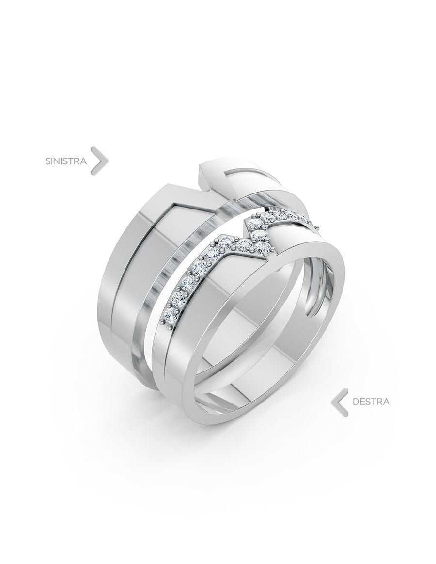 Argolla de matrimonio - unión perfecta - UNITI132