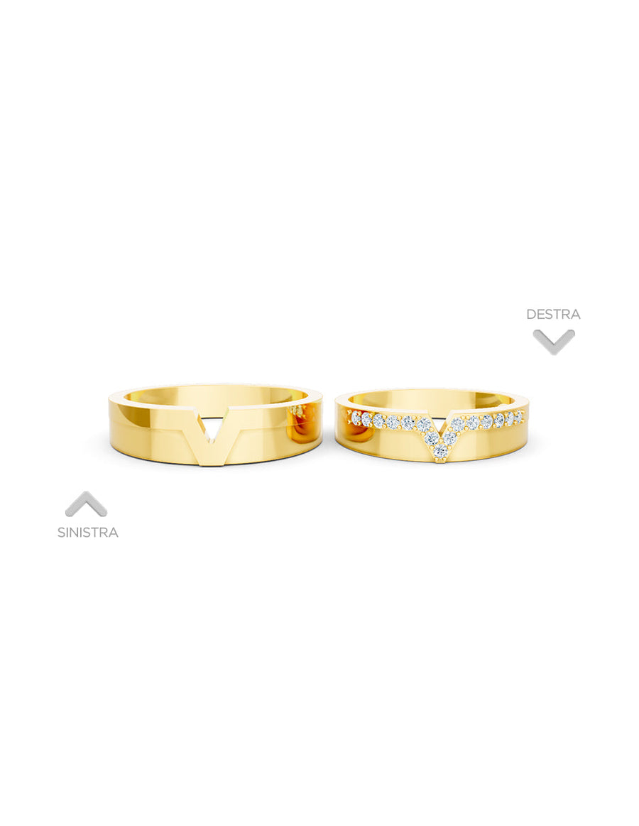 Argolla de matrimonio - unión perfecta - UNITI132