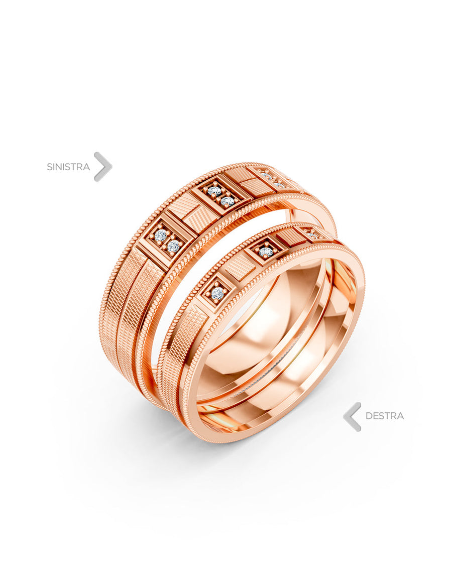 Argolla de matrimonio - unión perfecta - UNITI133