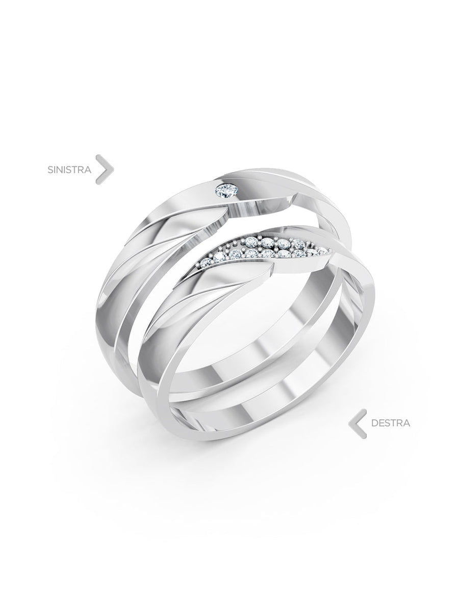 Argolla de matrimonio - unión perfecta - UNITI134