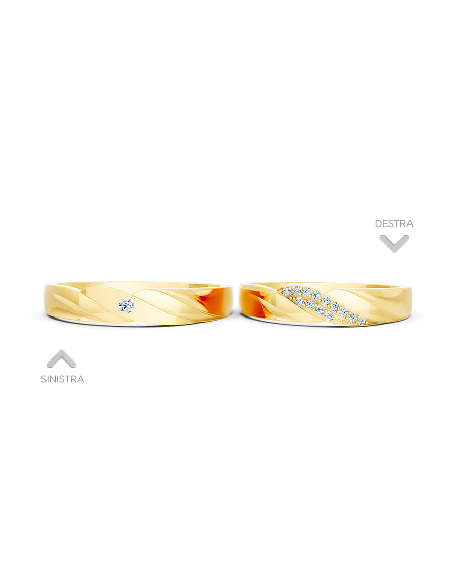 Argolla de matrimonio - unión perfecta - UNITI134