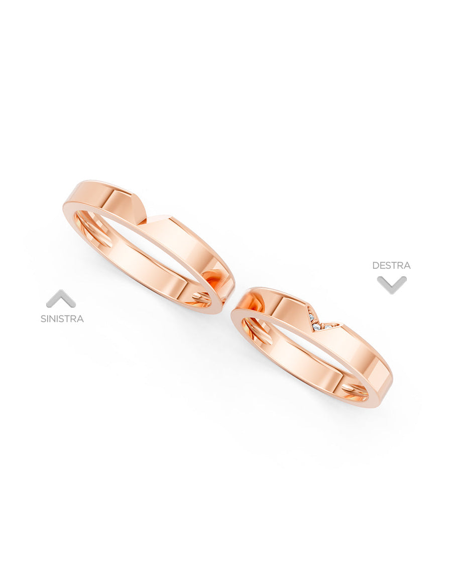 Argolla de matrimonio - unión perfecta - UNITI135