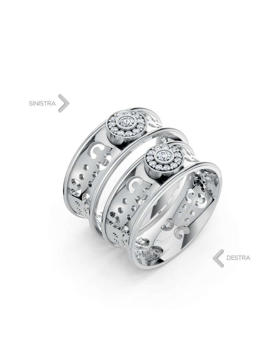 Argolla de matrimonio - unión perfecta - UNITI136
