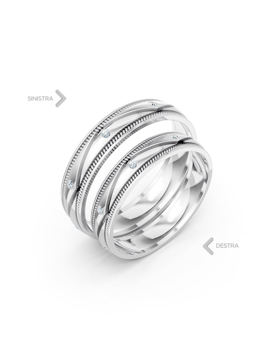 Argolla de matrimonio - unión perfecta - UNITI137
