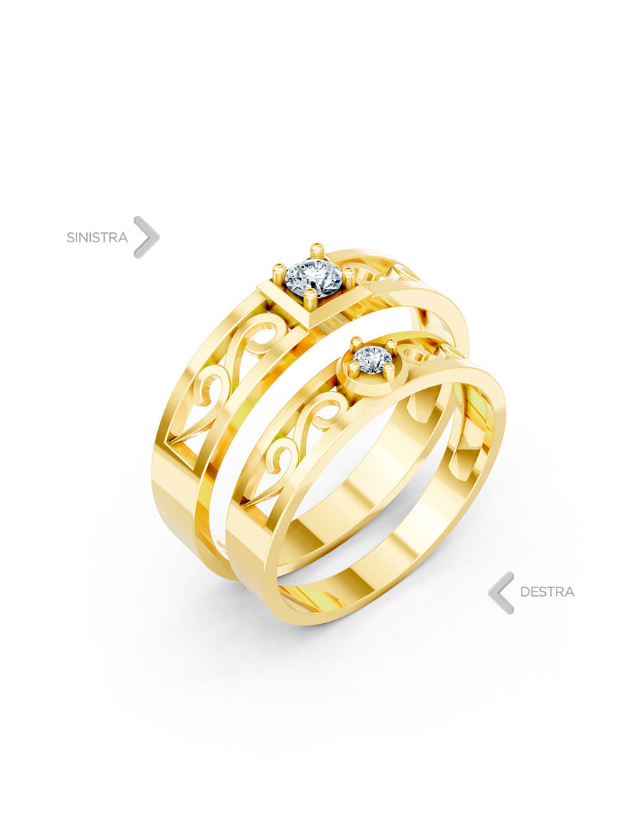 Argolla de matrimonio - unión perfecta - UNITI138