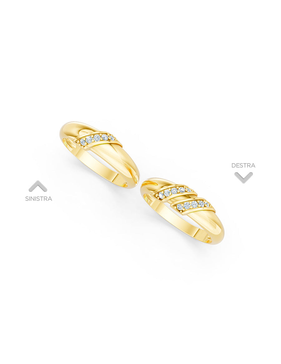 Argolla de matrimonio - unión perfecta - UNITI140