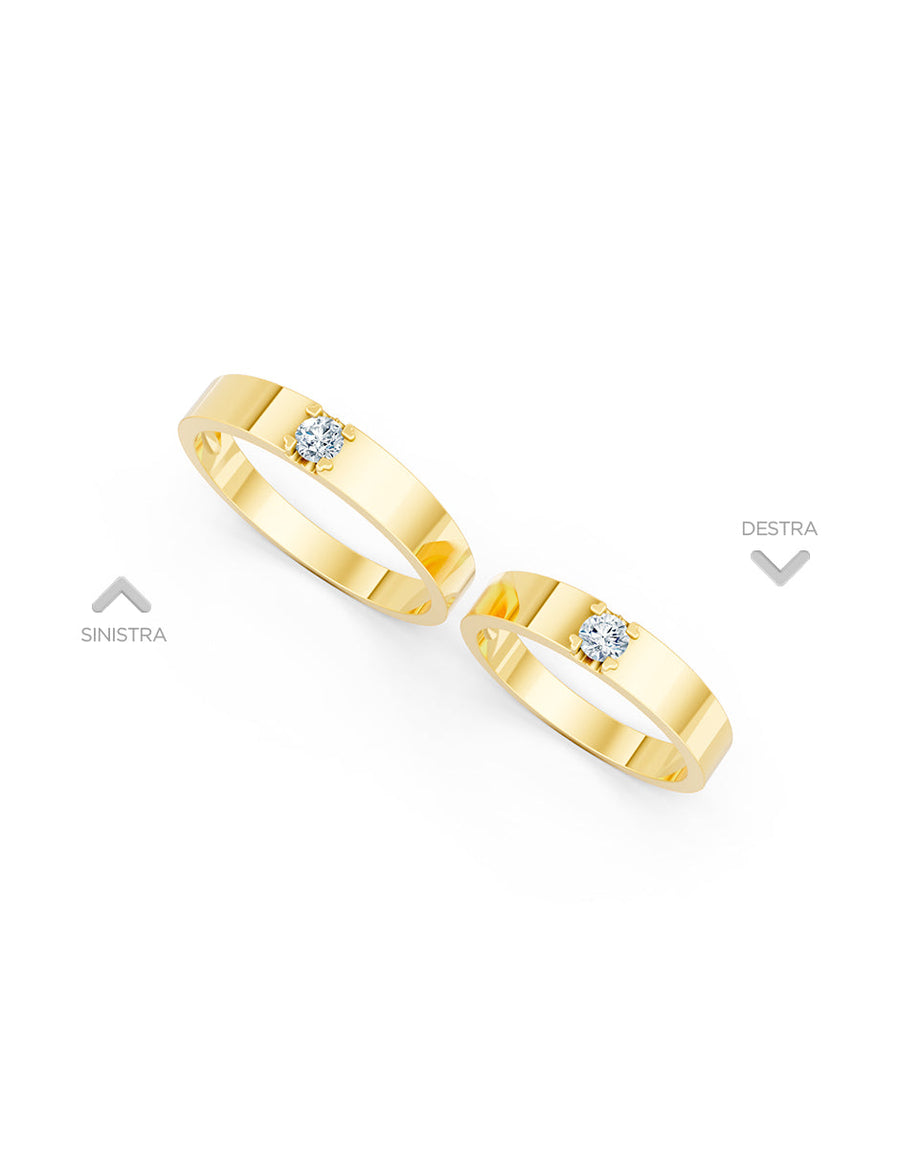 Argolla de matrimonio - unión perfecta - UNITI141