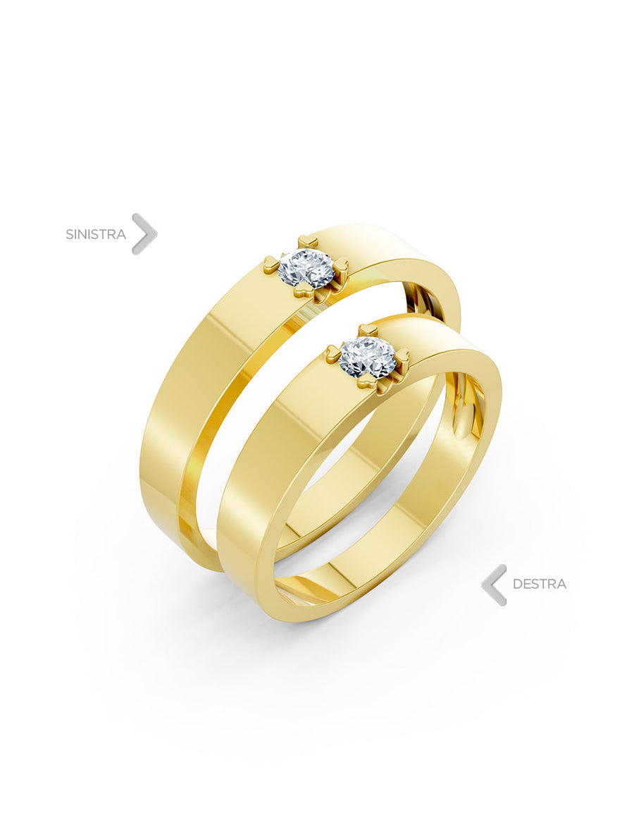 Argolla de matrimonio - unión perfecta - UNITI141