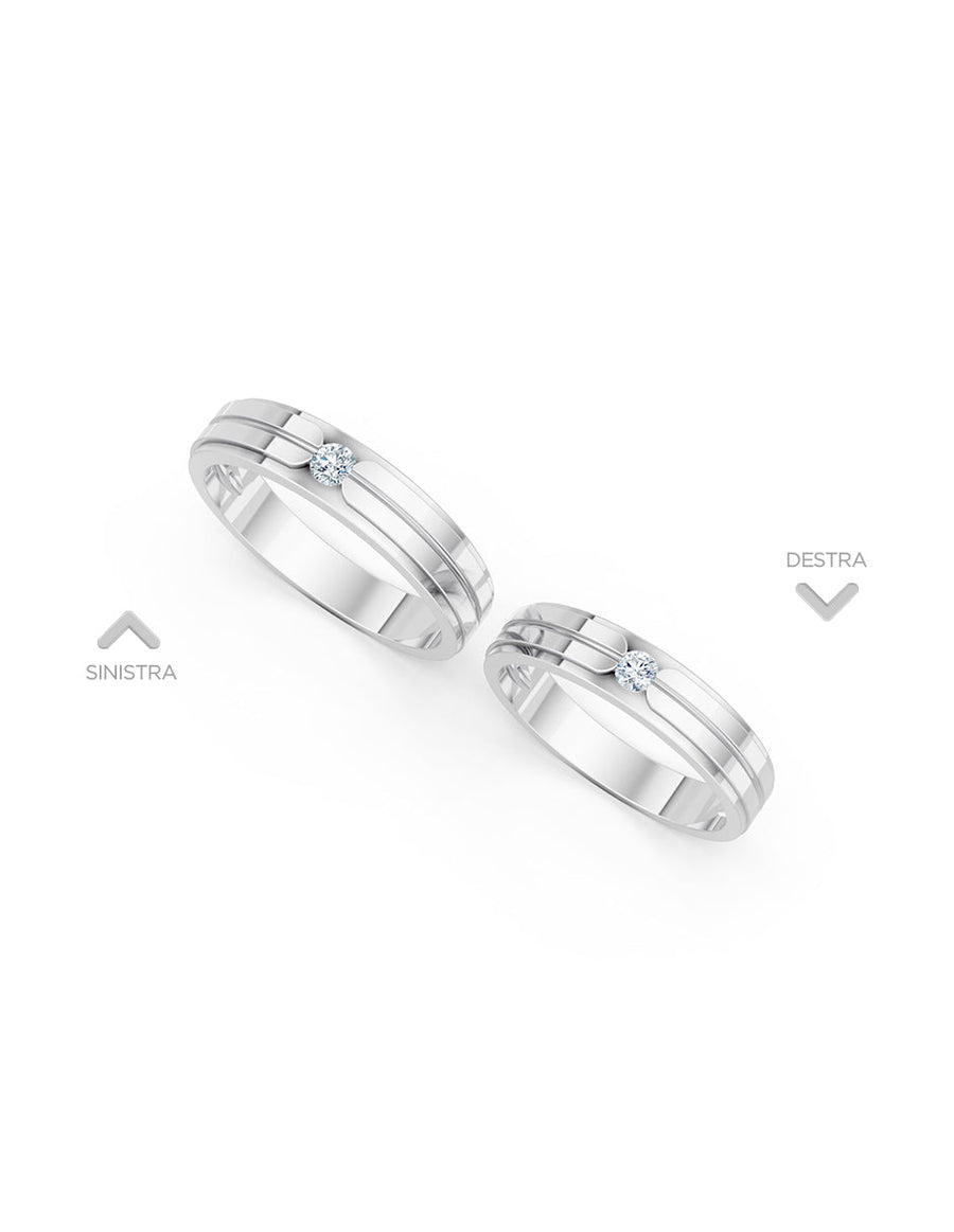 Argolla de matrimonio - unión perfecta - UNITI142