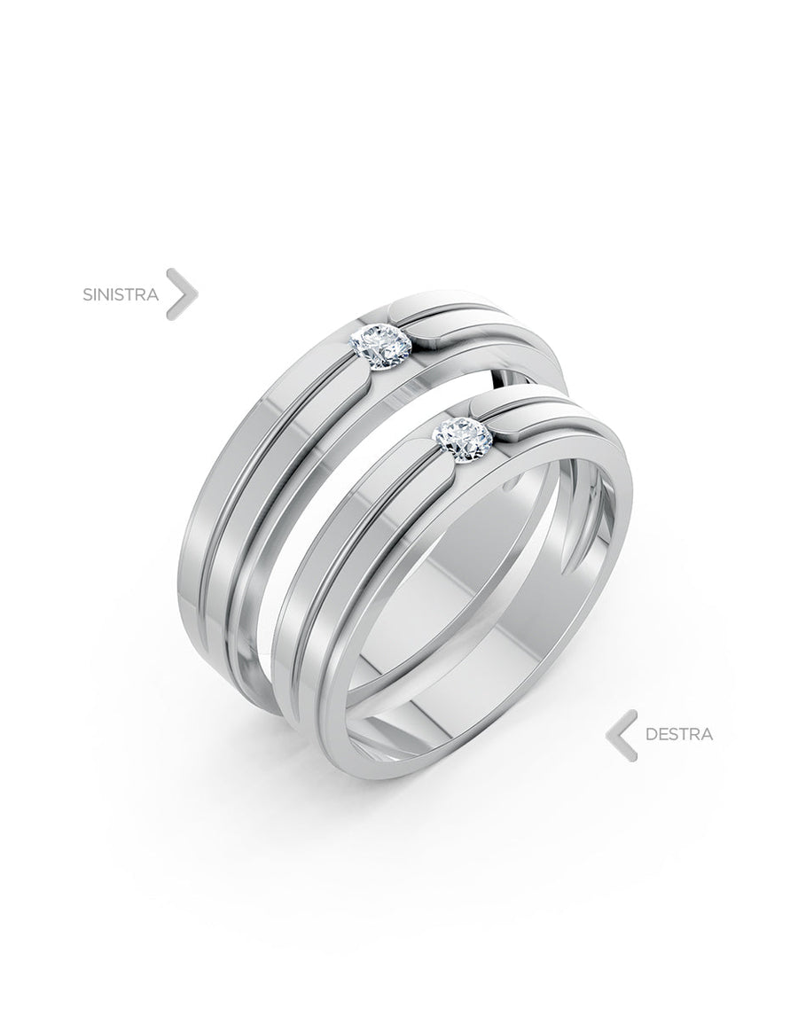 Argolla de matrimonio - unión perfecta - UNITI142