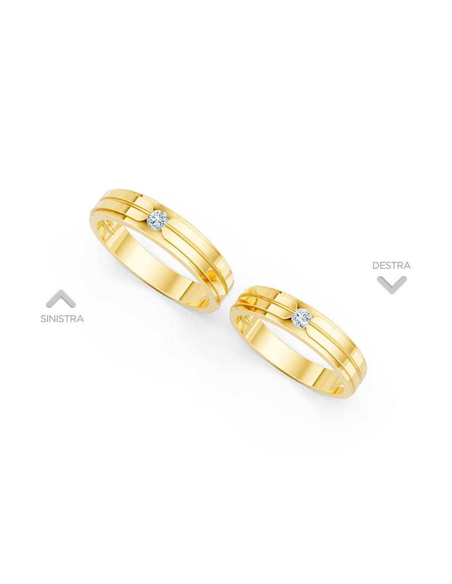 Argolla de matrimonio - unión perfecta - UNITI142