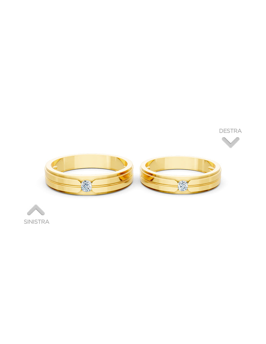 Argolla de matrimonio - unión perfecta - UNITI142