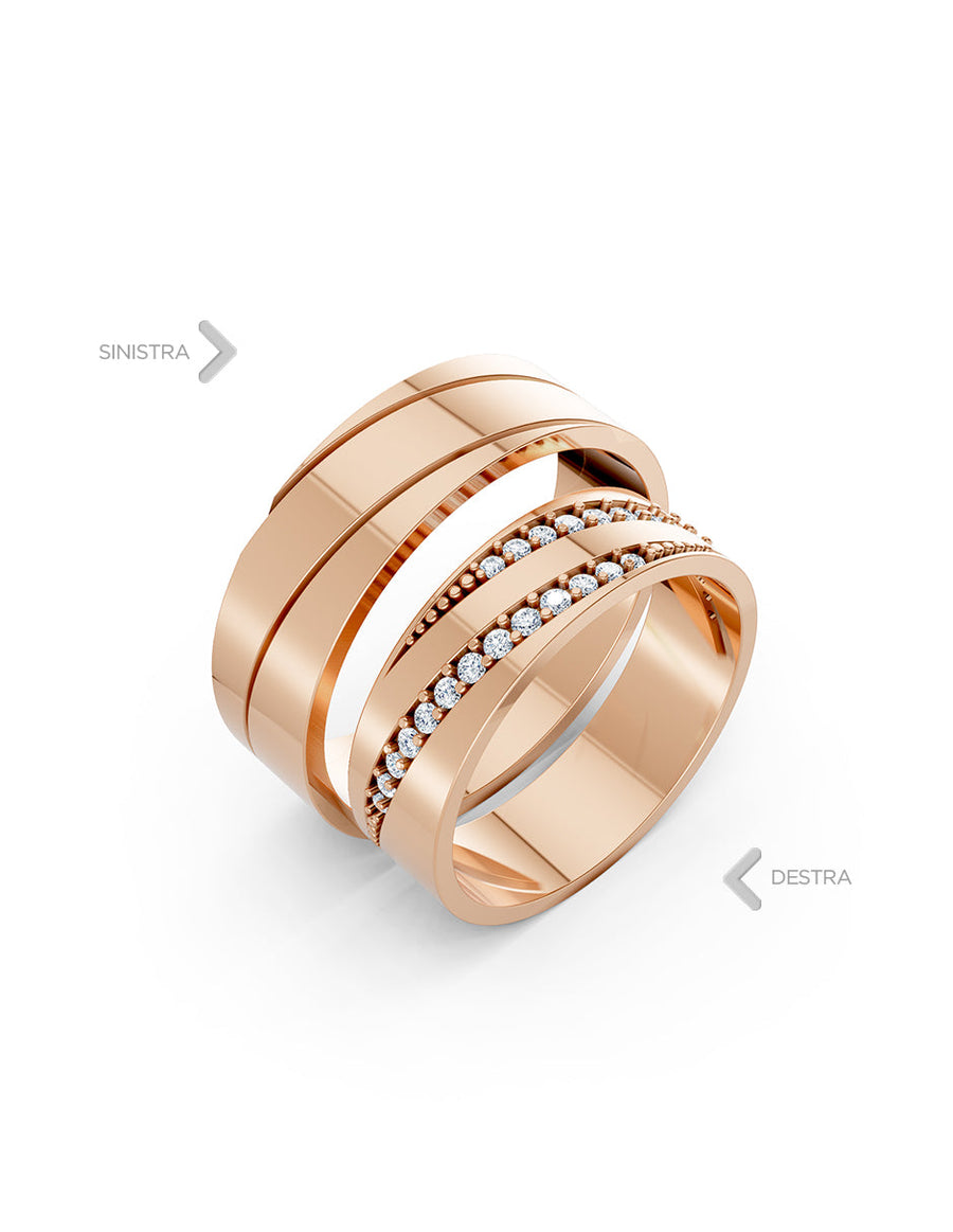 Argolla de matrimonio - unión perfecta - UNITI143