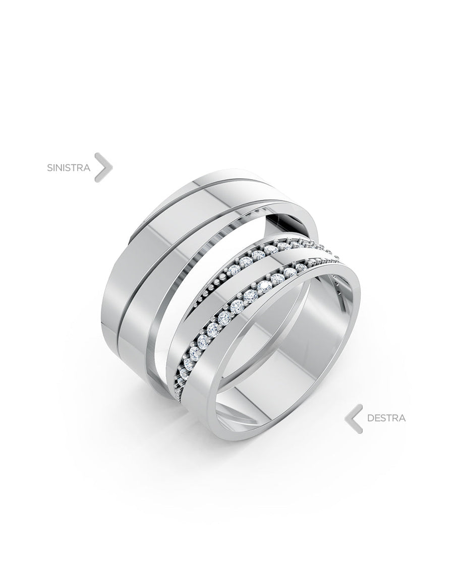Argolla de matrimonio - unión perfecta - UNITI143