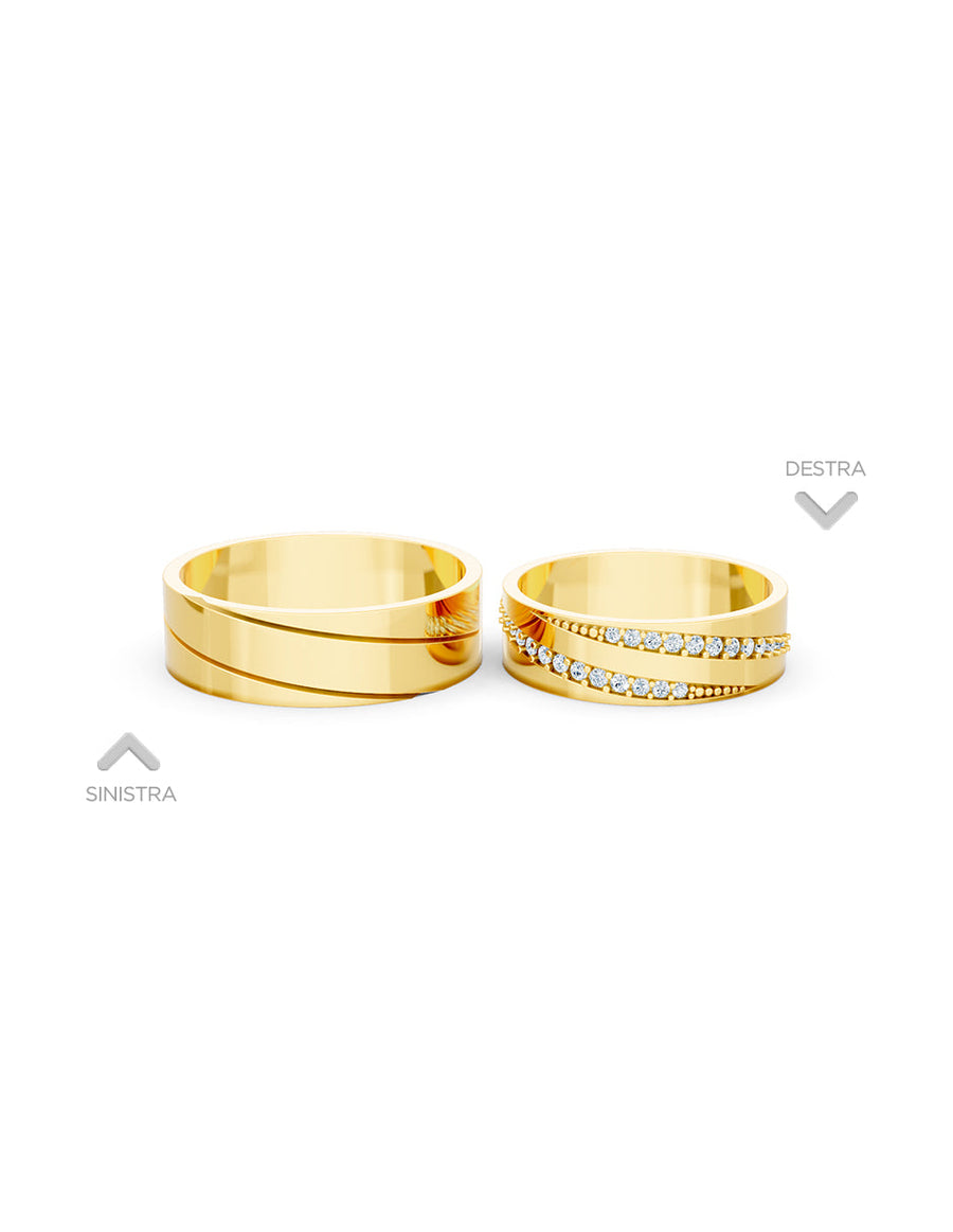 Argolla de matrimonio - unión perfecta - UNITI143