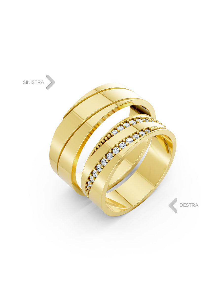 Argolla de matrimonio - unión perfecta - UNITI143