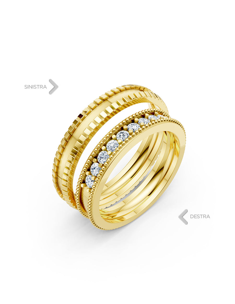Argolla de matrimonio - unión perfecta - UNITI144