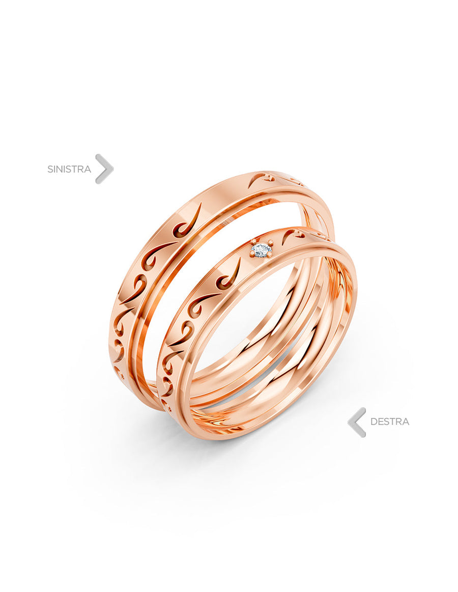 Argolla de matrimonio - unión perfecta - UNITI145