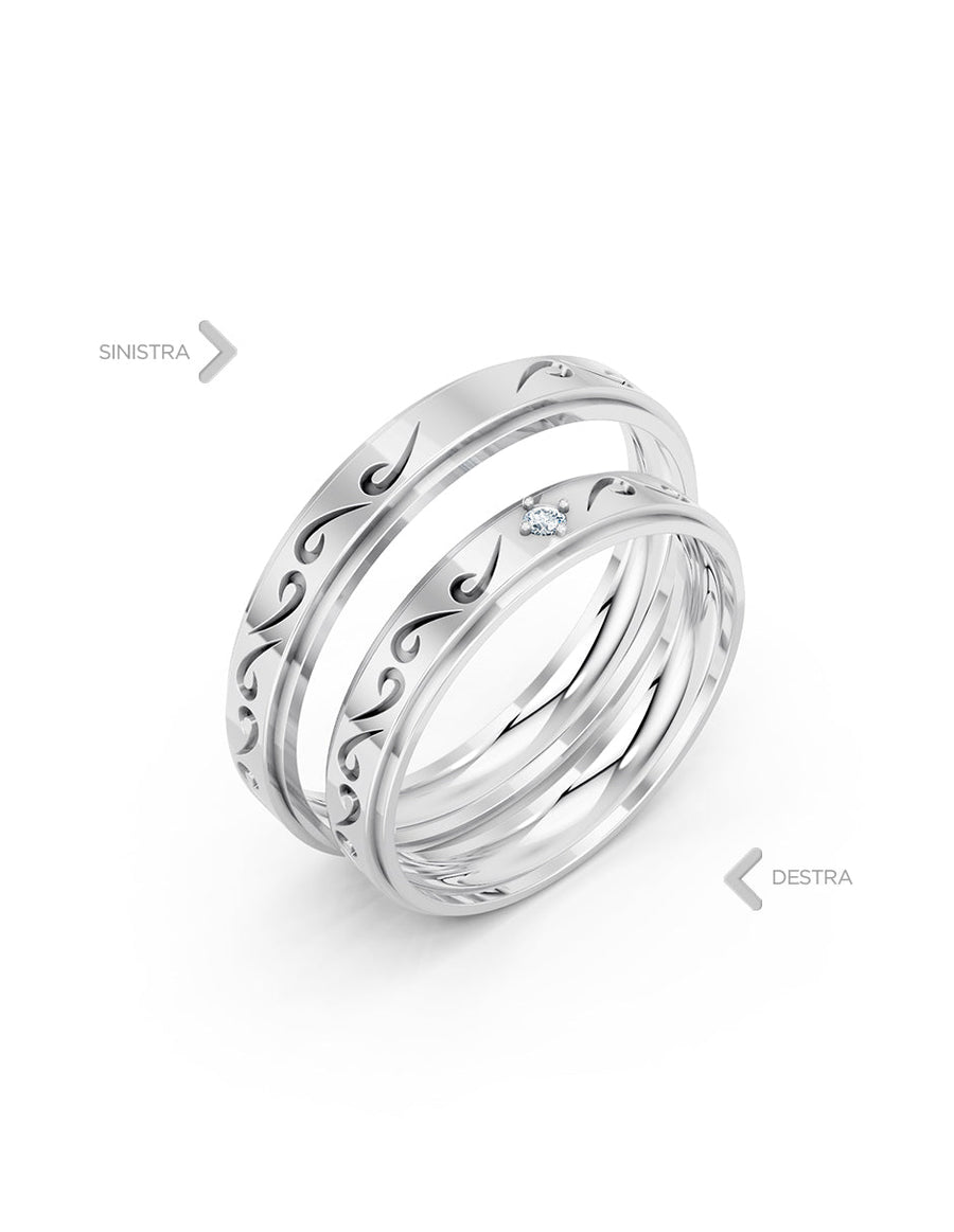 Argolla de matrimonio - unión perfecta - UNITI145