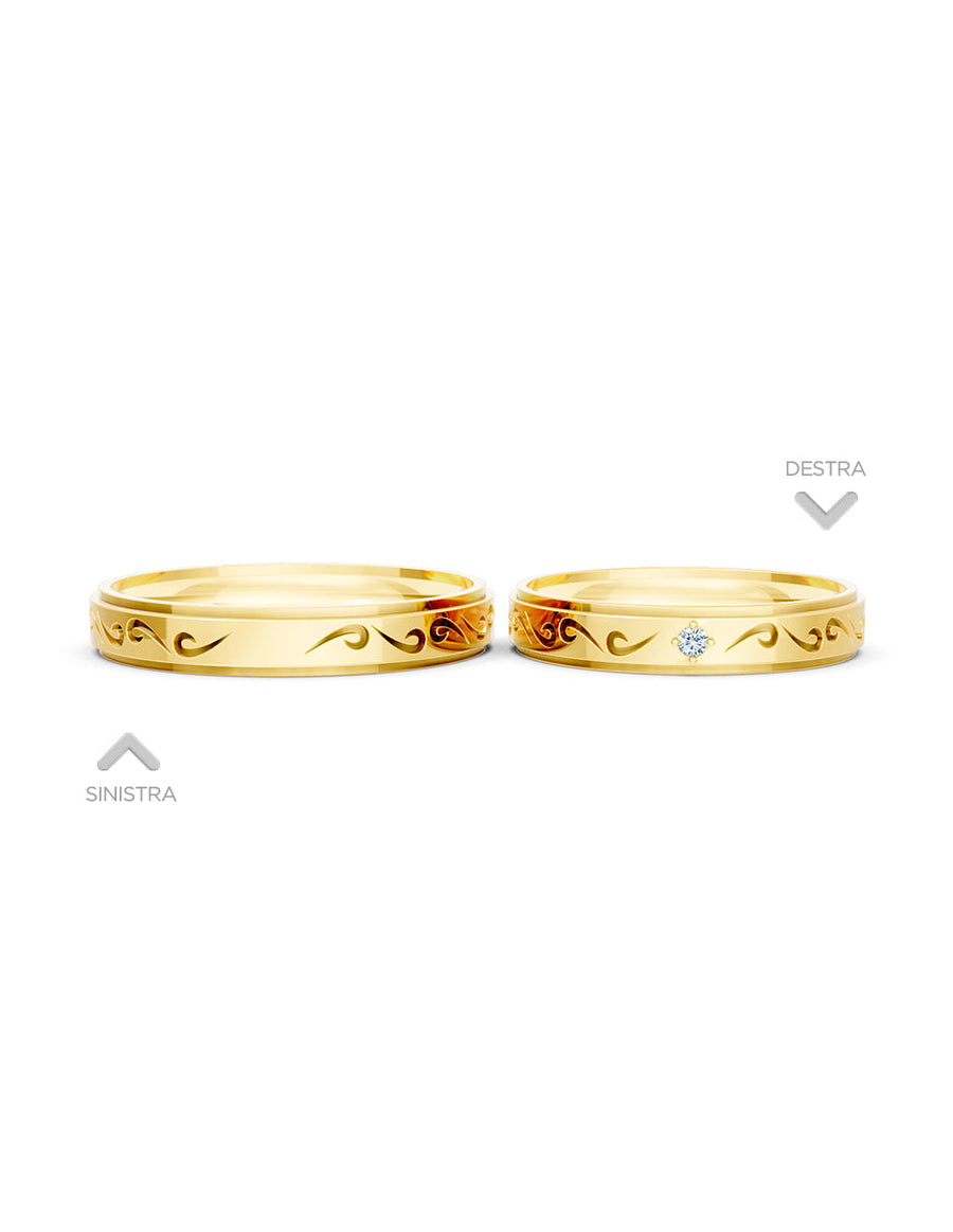 Argolla de matrimonio - unión perfecta - UNITI145