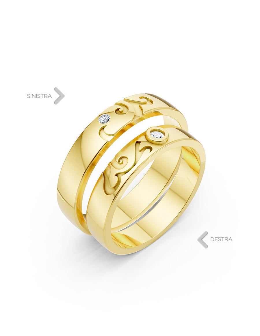 Argolla de matrimonio - unión perfecta - UNITI146