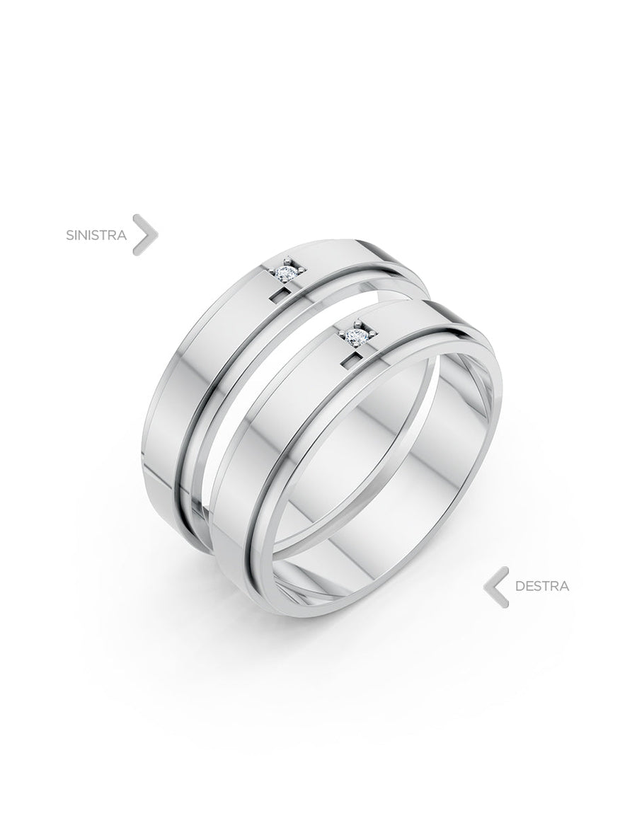 Argolla de matrimonio - unión perfecta - UNITI147