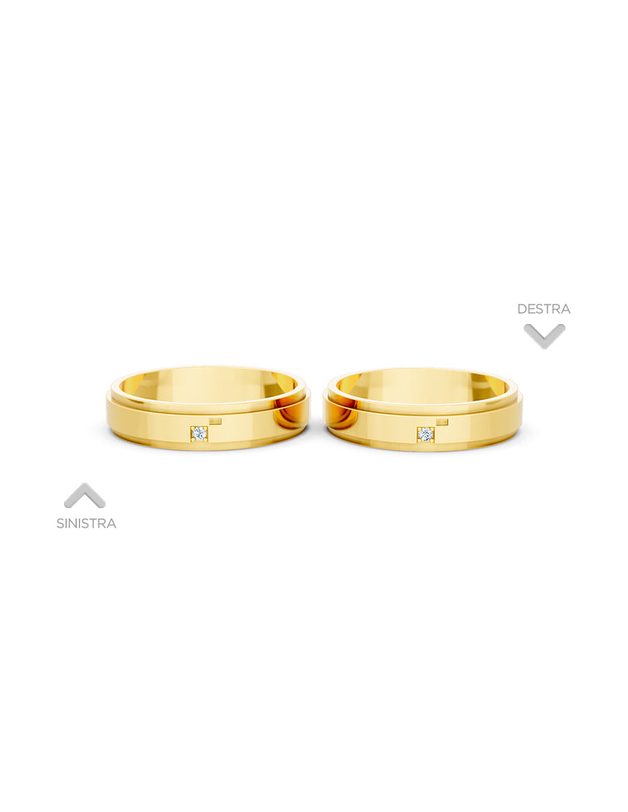 Argolla de matrimonio - unión perfecta - UNITI147