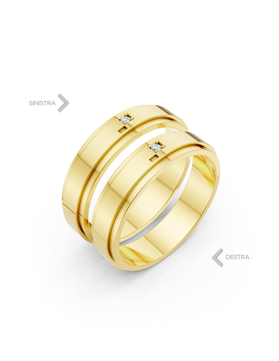 Argolla de matrimonio - unión perfecta - UNITI147