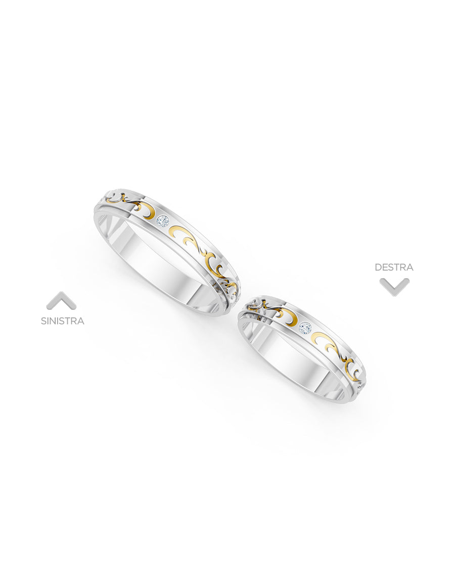 Argolla de matrimonio - unión perfecta - UNITI148