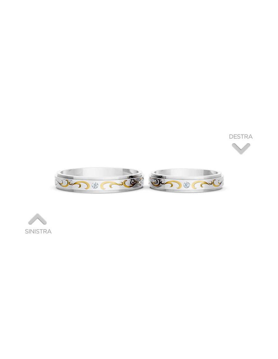 Argolla de matrimonio - unión perfecta - UNITI148