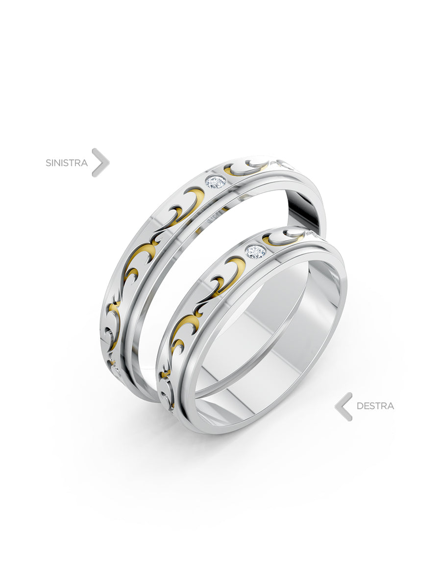 Argolla de matrimonio - unión perfecta - UNITI148