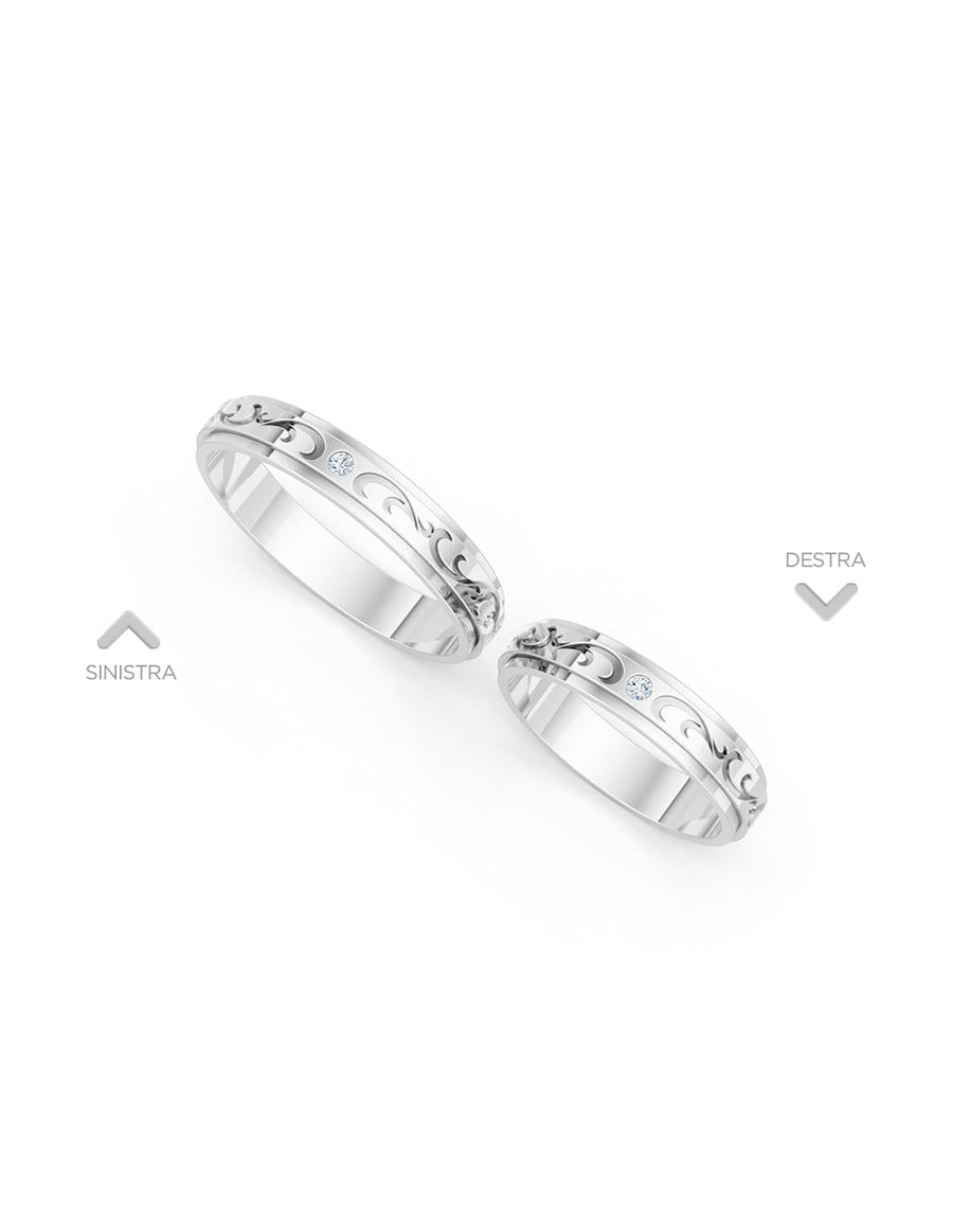 Argolla de matrimonio - unión perfecta - UNITI148